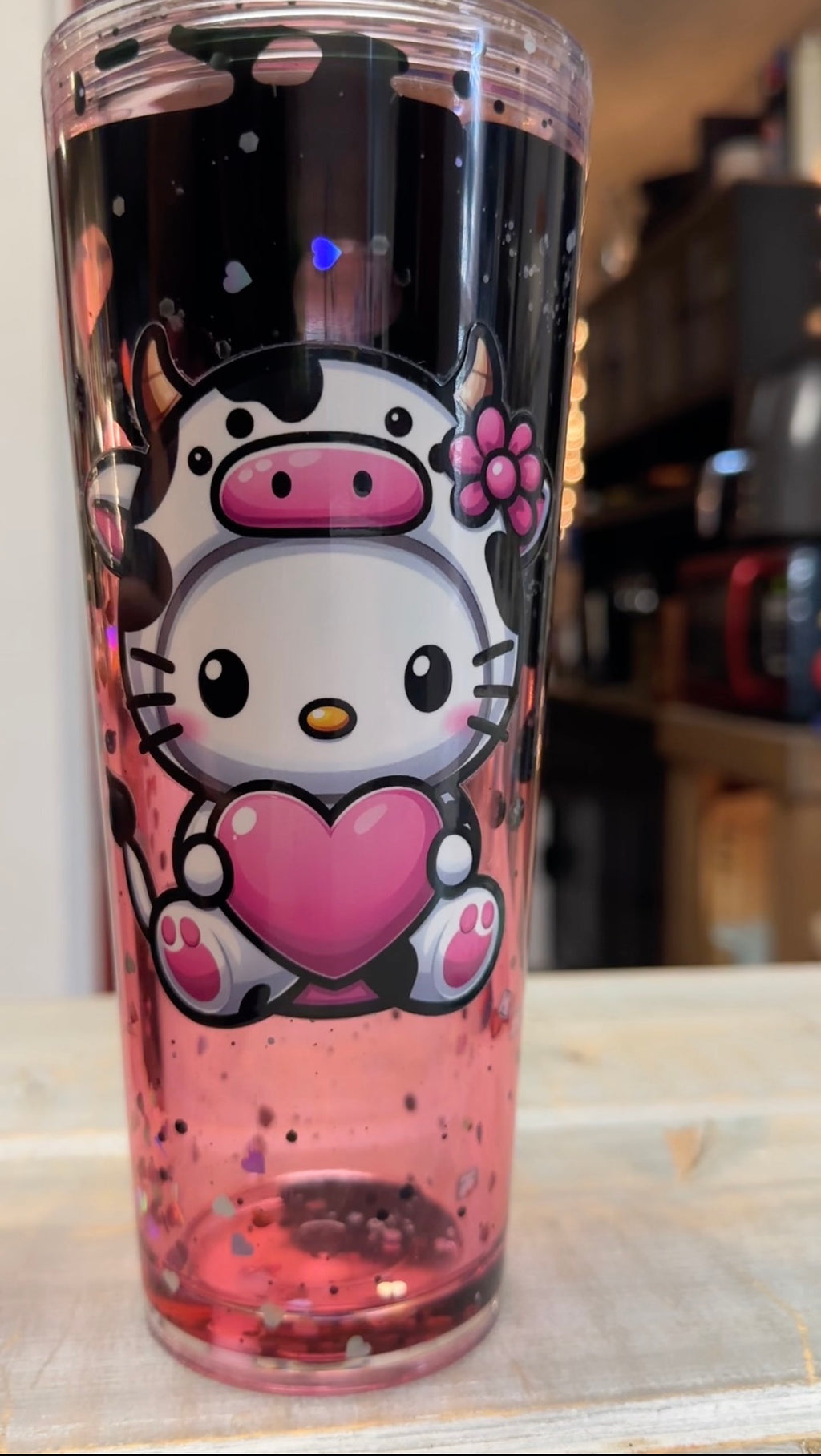 Hello Kitty Cow with hearts