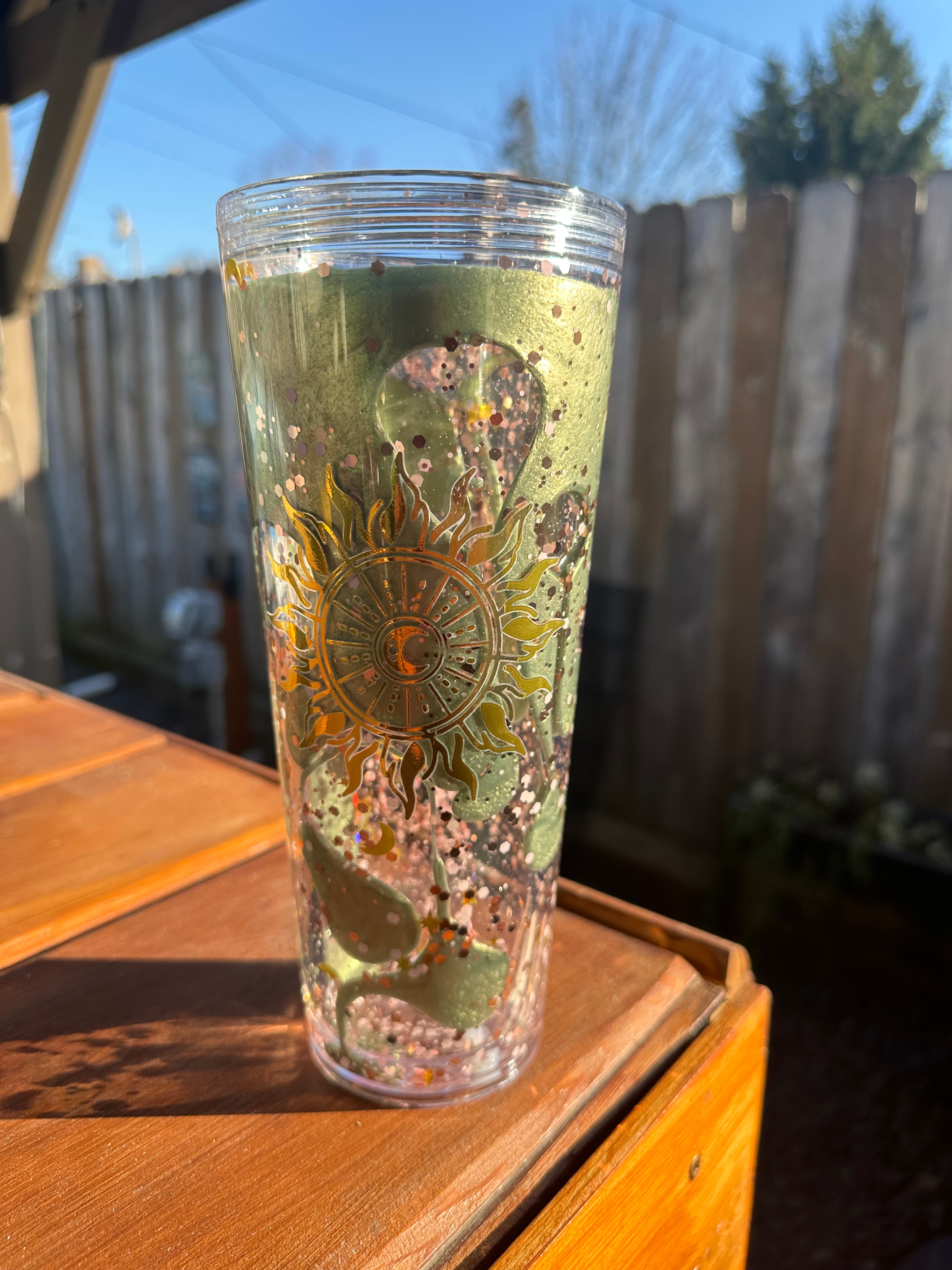 Mystical Green Sun