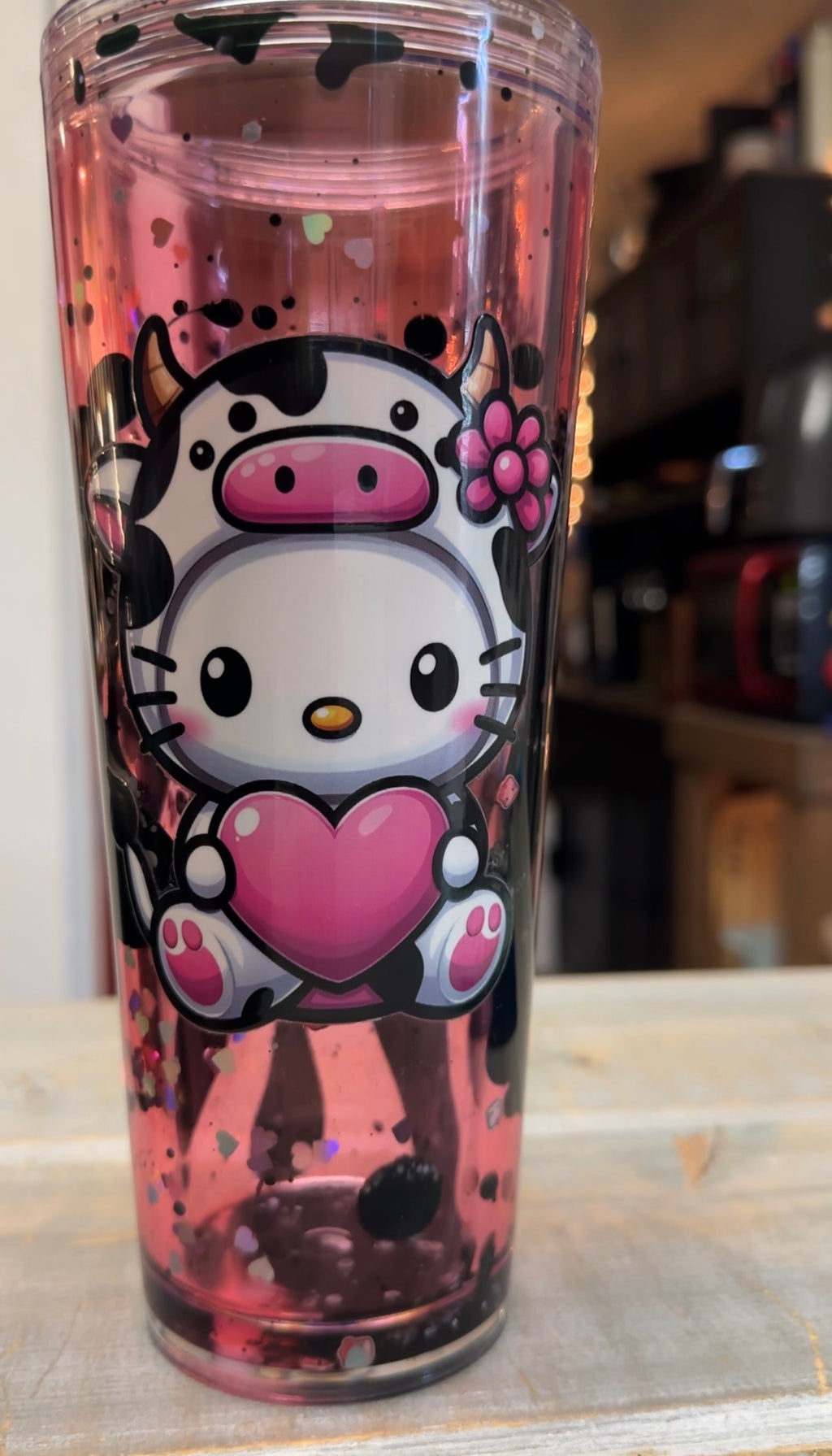 Hello Kitty Cow with hearts