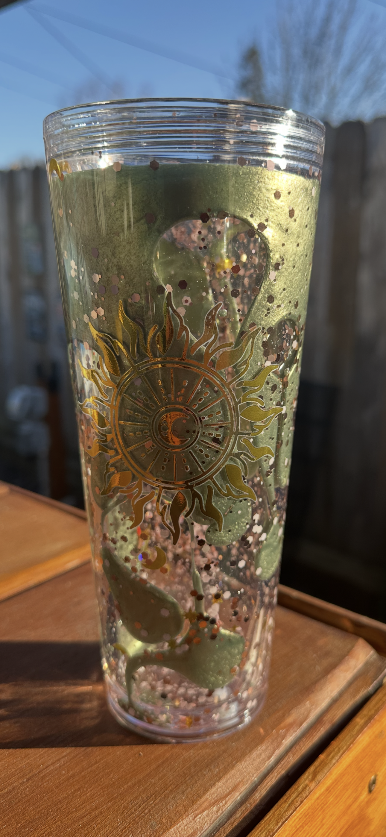Mystical Green Sun